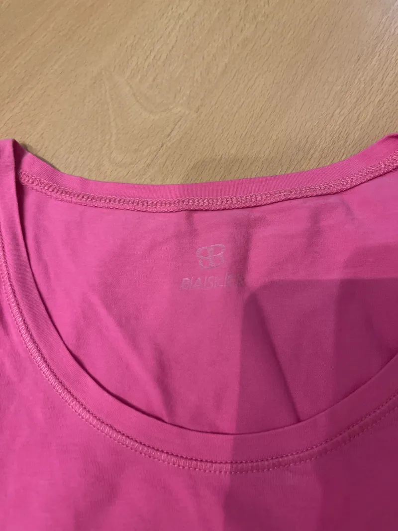 Basler Damen T-Shirt Gr. 40/L Pink Casual mit Strasssteinen 4