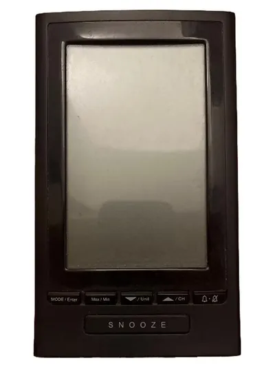 TFA Dostmann WSA502 Funk Wetterstation Digital Schwarz mit Snooze