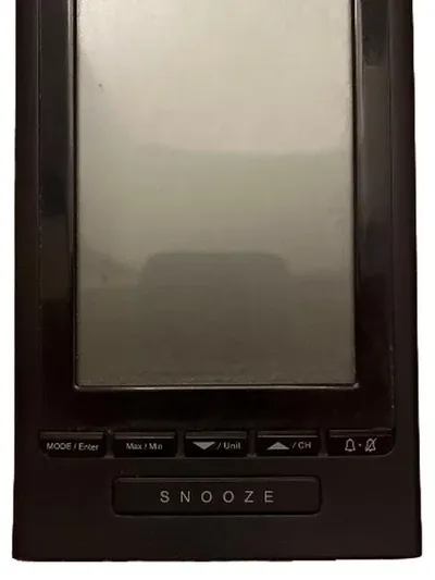 TFA Dostmann WSA502 Funk Wetterstation Digital Schwarz mit Snooze