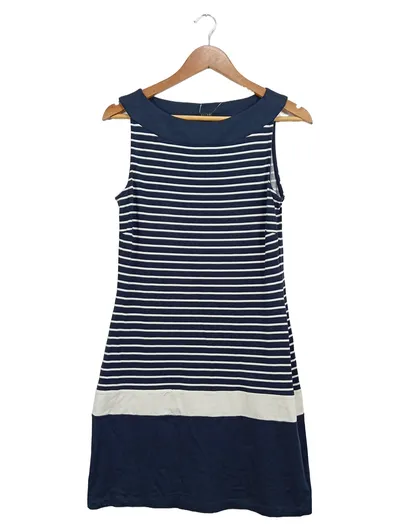 s.Oliver Black Label Damen Freizeitkleid gestreift Gr. 38 Blau Maritim