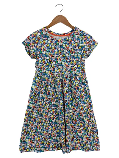 Mini Boden Mädchen Freizeitkleid Gr. 152 Blumenmuster Mehrfarbig Casual