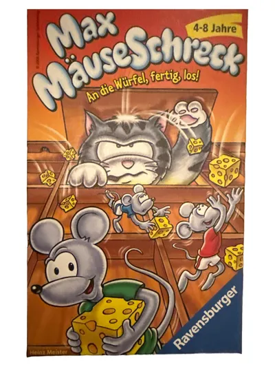 Ravensburger Max MäuseSchreck Würfelspiel für 4-8 Jahre Familienspiel Heinz