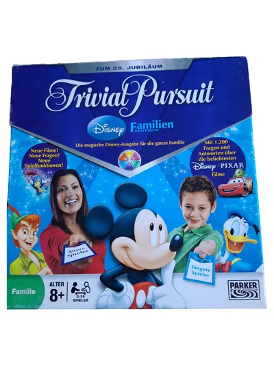 PARKER Trivial Pursuit Familien Edition Disney Pixar Quizspiel Brettspiel ab 8