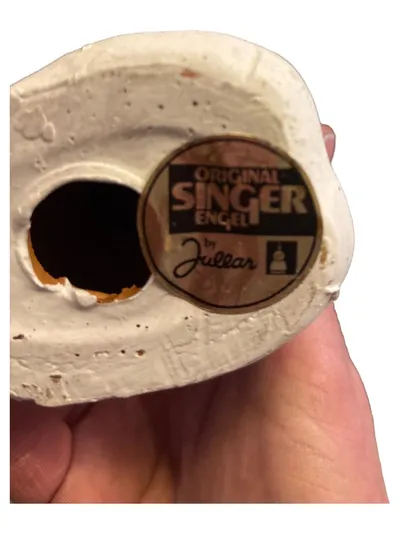 Jullar Singer Engel Figur betend 15cm Weiß Traditionell Dekofigur Weihnachten