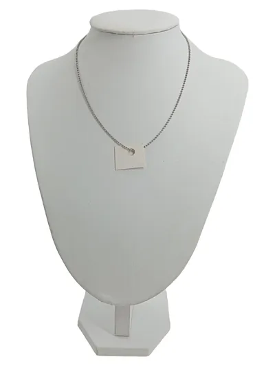 Energetix Halskette Damen Silber Minimalistisch Metall Kette Schmuck