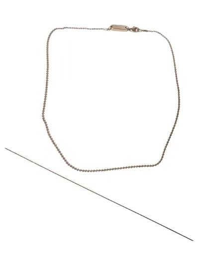 Energetix Halskette Damen Silber Minimalistisch Metall Kette Schmuck