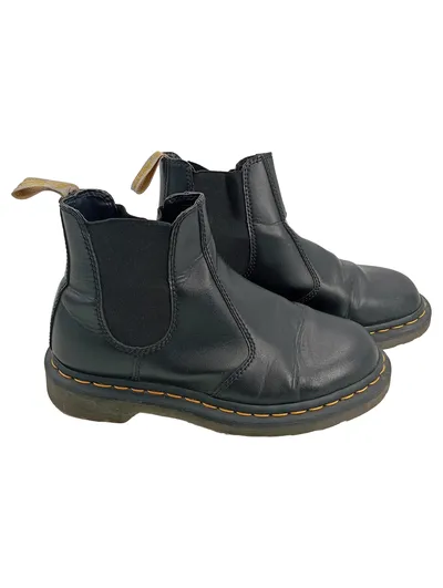 Dr. Martens Chelsea Boots Damen Stiefelette Gr. 38 Schwarz Casual Leder