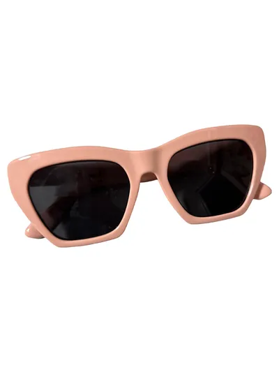 dm-drogerie markt Sonnenbrille Damen Cat Eye Nude Retro UV-Schutz
