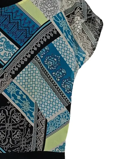 MEXX Damen Freizeitkleid Gr. 34/XS Mehrfarbig Grafisch