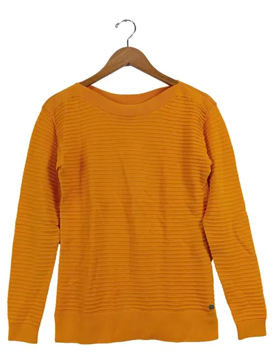 Garcia Pullover Damen Gr. 36/S Orange Casual Baumwolle Rippstrick
