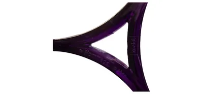 Koziol Kerzenständer Lila Modern Kunststoff 3-armig Design Kerzenhalter