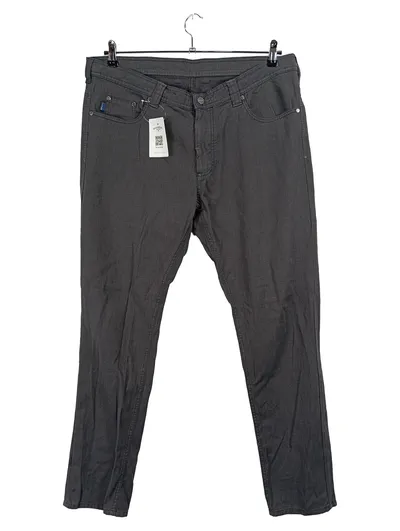 Brühl Herren Hose Grau W27 L32 Baumwolle Stretch Casual