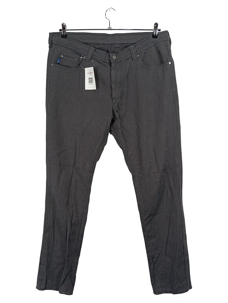 Brühl Herren Hose Grau W27 L32 Baumwolle Stretch Casual 1