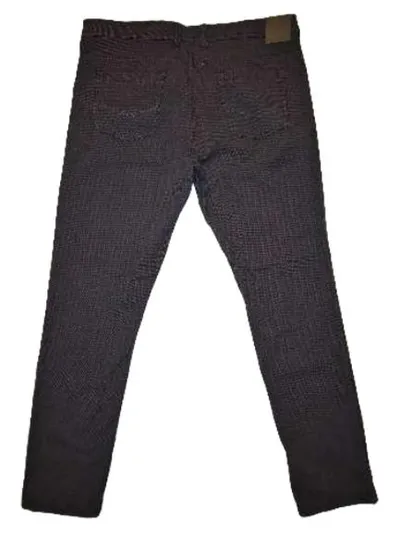 Brühl Herren Hose Grau W27 L32 Baumwolle Stretch Casual