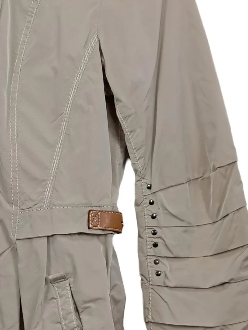 Cinque Übergangsmantel Damen Gr. 34 Beige Elegant Trenchcoat Optik 4