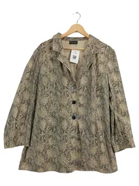 Barisal Damen Blazer Schlangenmuster Mehrfarbig Gr. 44;XXL 1