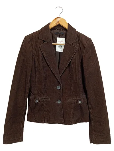 Vero Moda Damen Cordjacke Gr. 36/S Braun Casual