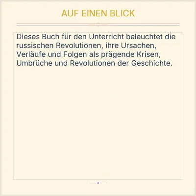 Die russischen Revolutionen C.C. Buchner Kolleg Themen Geschichte Schulbuch