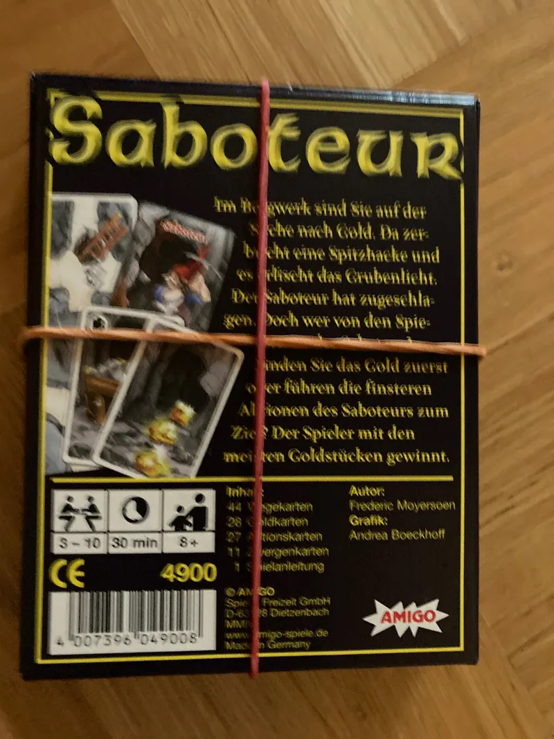 Amigo Kartenspiel Saboteur von Frederic Moyersoen Familienspiel 4