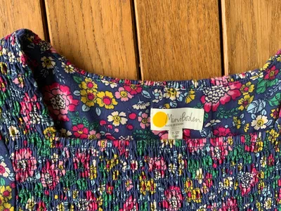 Mini Boden Mädchen Freizeitkleid Langarm Blumenmuster Mehrfarbig Gr. 152