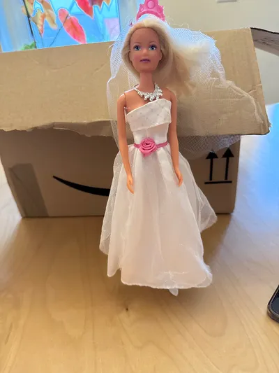 Barbie Brautpuppe Künstlerpuppe Weiß Romantisch Puppe