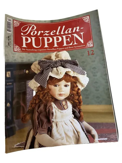 De Agostini Porzellanpuppe Vintage Künstlerpuppe Mehrfarbig