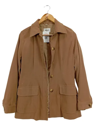MEXX Damen Leichte Jacke Gr. 36 Braun Klassisch Frühjahr/Sommer