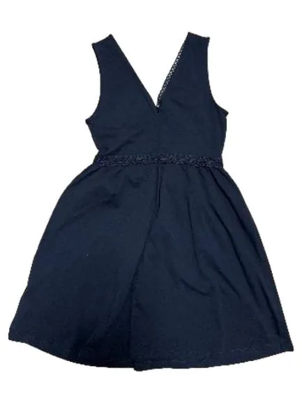 ABOUT YOU Damen Sommerkleid Gr. 38 Schwarz Spitze V-Ausschnitt 3