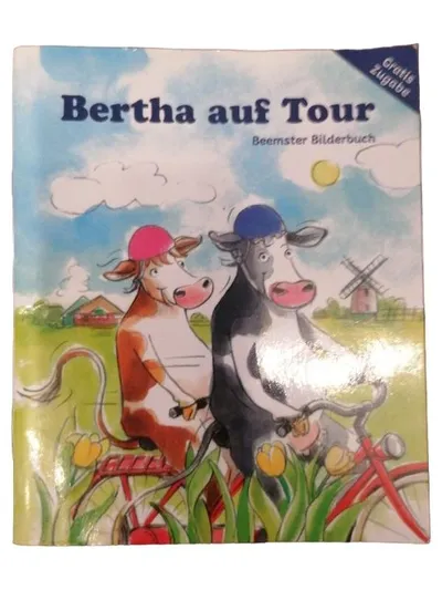 Beemster Bertha auf Tour Bilderbuch Kinderbuch Kühe Fahrrad Holland