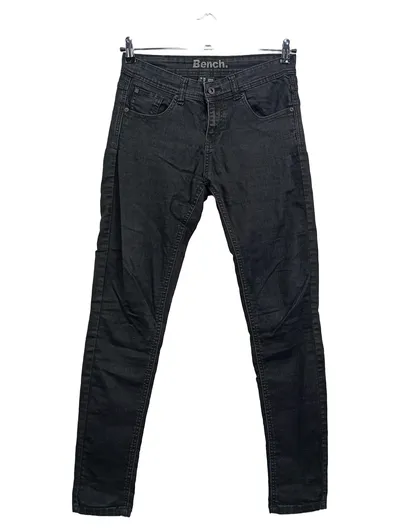 Bench. Damen Jeans Skinny Fit W29 L32 Schwarz Casual
