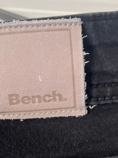 Bench. Damen Jeans Skinny Fit W29 L32 Schwarz Casual