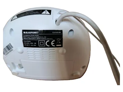 Blaupunkt CLR 80 WH Radiowecker Uhr Radio Wecker Weiß
