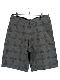 Ecko Unltd. Shorts Herren S Grau Kariert Streetwear Bermuda 1