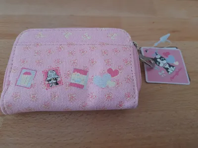 Rebecca Bonbon Rosa Geldbörse Schlüsseletui Damen Polyester Charmant