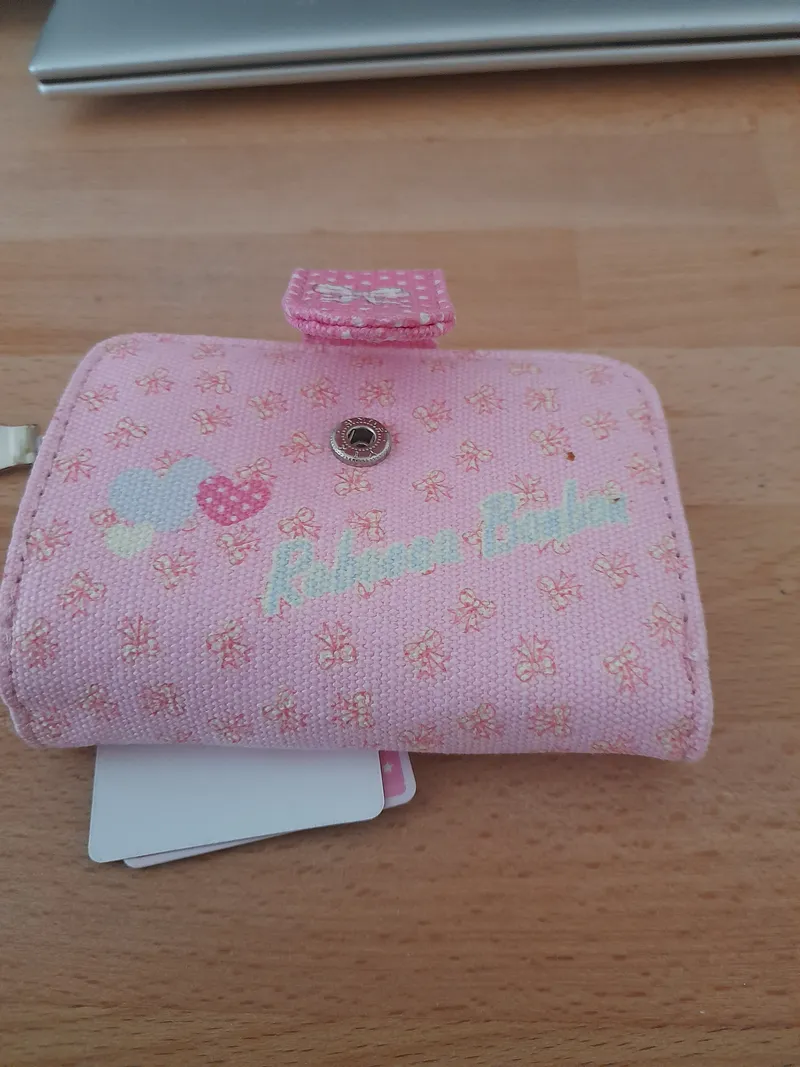 Rebecca Bonbon Rosa Geldbörse Schlüsseletui Damen Polyester Charmant 3