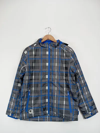 NORTHVILLE Kinder Outdoorjacke kariert Gr. 170 Mehrfarbig Winddicht
