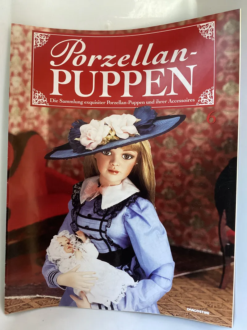 De Agostini Zeitschrift Porzellanpuppen Sammlung Sammelheft Puppen Hobby 1