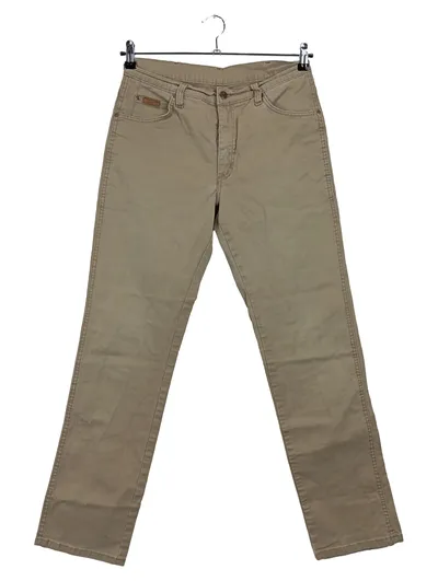 Wrangler Herren Stoffhose Beige Gr. 33x32