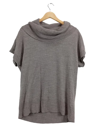 Malva Damen Pullover Rollkragen Grau Gr. N Casual