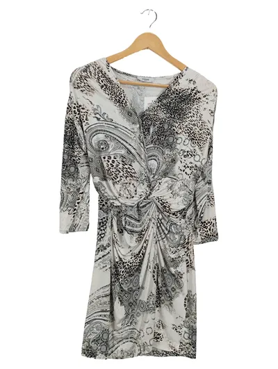 EGERIE Paris Damen Freizeitkleid Gr. 40 L Mehrfarbig Tierdruck Feminin