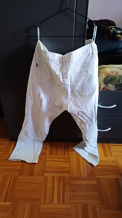 7days Damen Jeans Regular Fit Gr. 40 Beige Casual Hose
