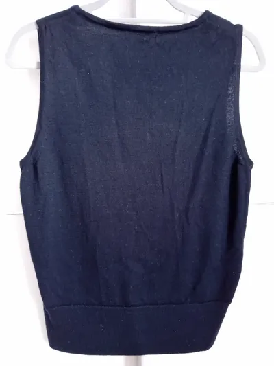 BRAX X & more Damen Pullunder Hahnentrittmuster Wolle Gr. 38/M Mehrfarbig