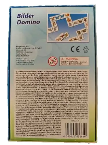 Toy Place Bilder Domino Kinder Spiel Tierbilder Lernspiel ab 3 Jahre