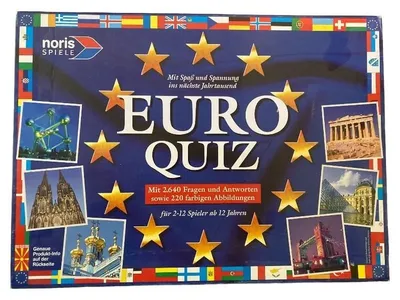Noris Spiele Europa Quiz Geografie Allgemeinwissen Brettspiel