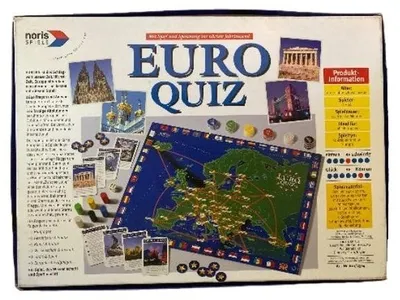 Noris Spiele Europa Quiz Geografie Allgemeinwissen Brettspiel