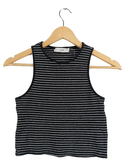 MNG Damen Top gestreift Gr. 36/S Casual Mehrfarbig