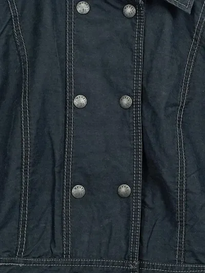 MEXX Damen Blouson Jacke Gr. 38 Schwarz Modern Nieten