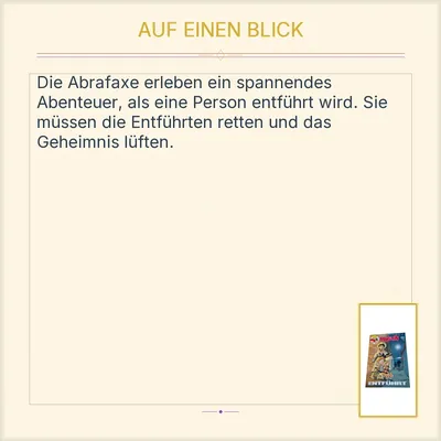 Mosaik 453 September 2013 Die unglaubliche Reise der Abrafaxe Entführt