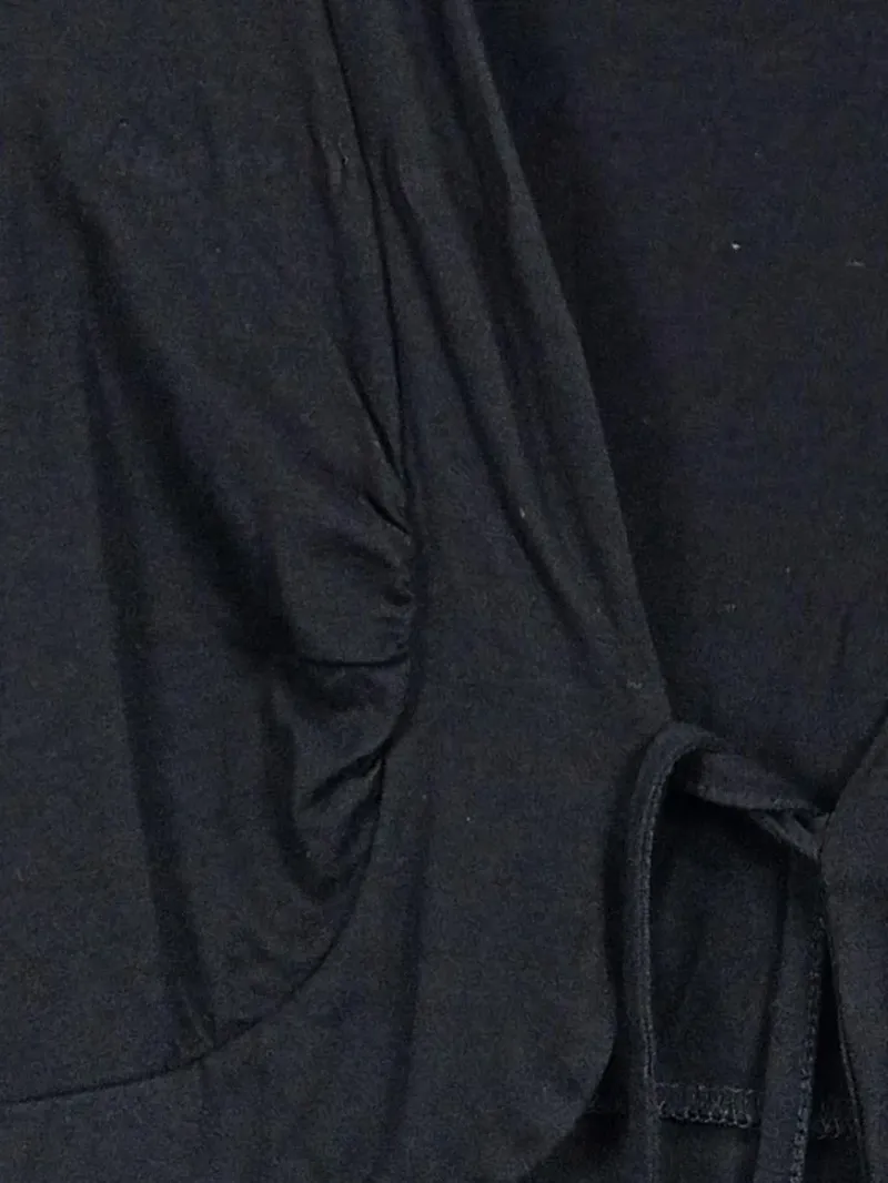 BPC Damen Bolero Wickeljacke Strickjacke Gr. 32/34 Schwarz Viskose Casual 3