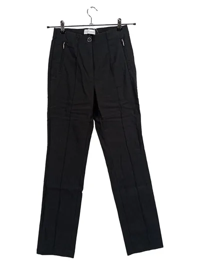 Judith Williams Damen Stoffhose Gr. 38 Schwarz Casual Viskose